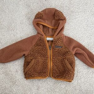 Columbia Baby Brown Sherpa Hooded Fleece Jacket